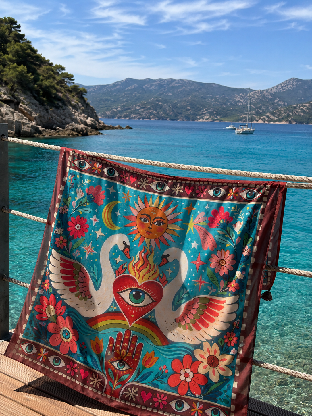 Tara SS26 - 130×130cm Pareo / Şal