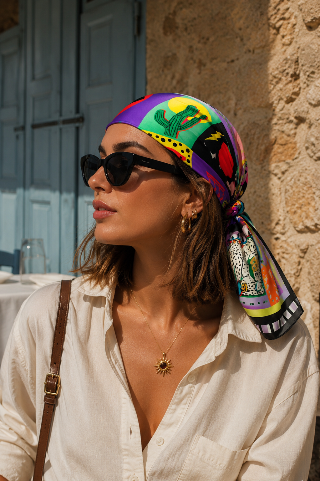 Tina - 55×55cm Bandana / Fular