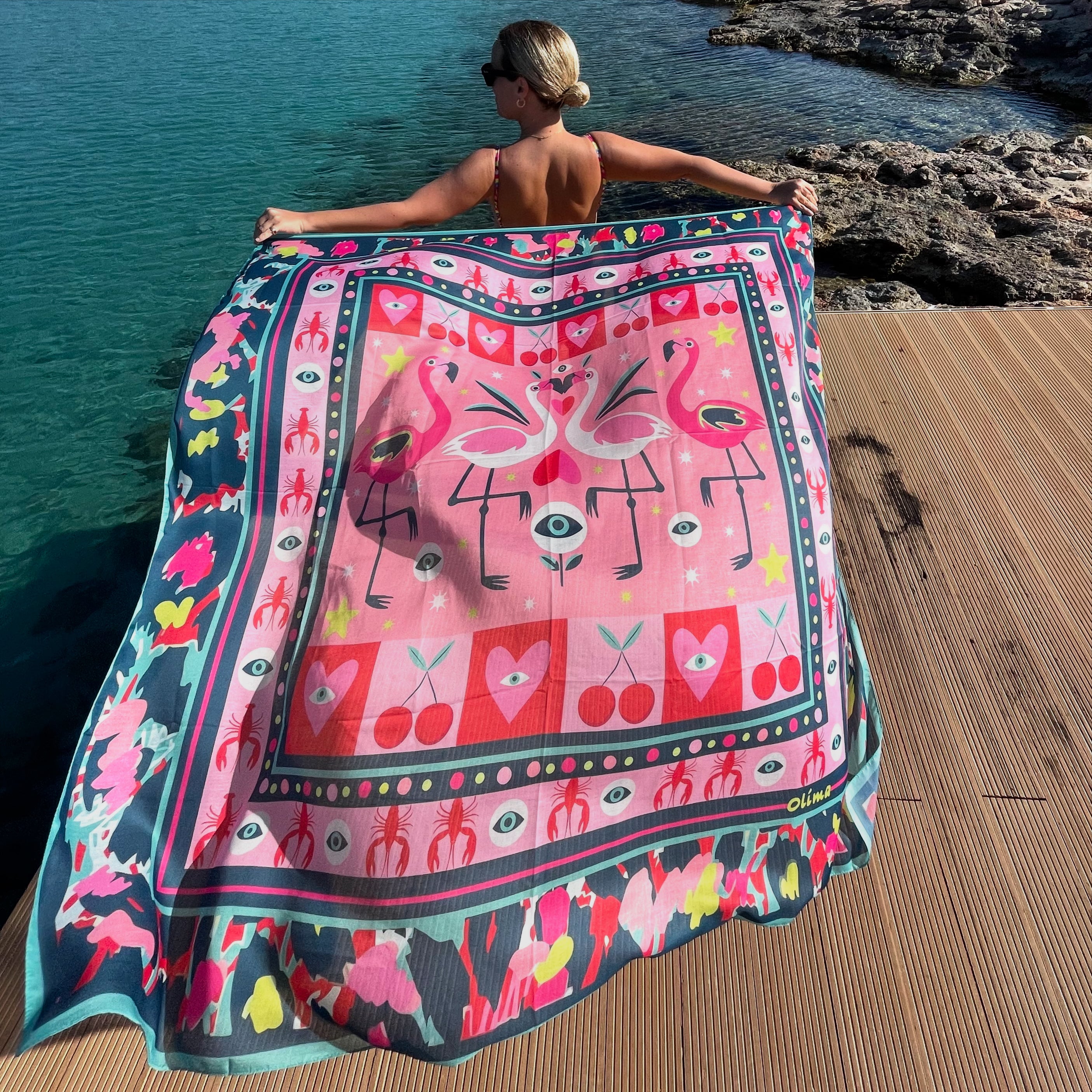 Serena SS25 - 135×135cm Pareo / Şal