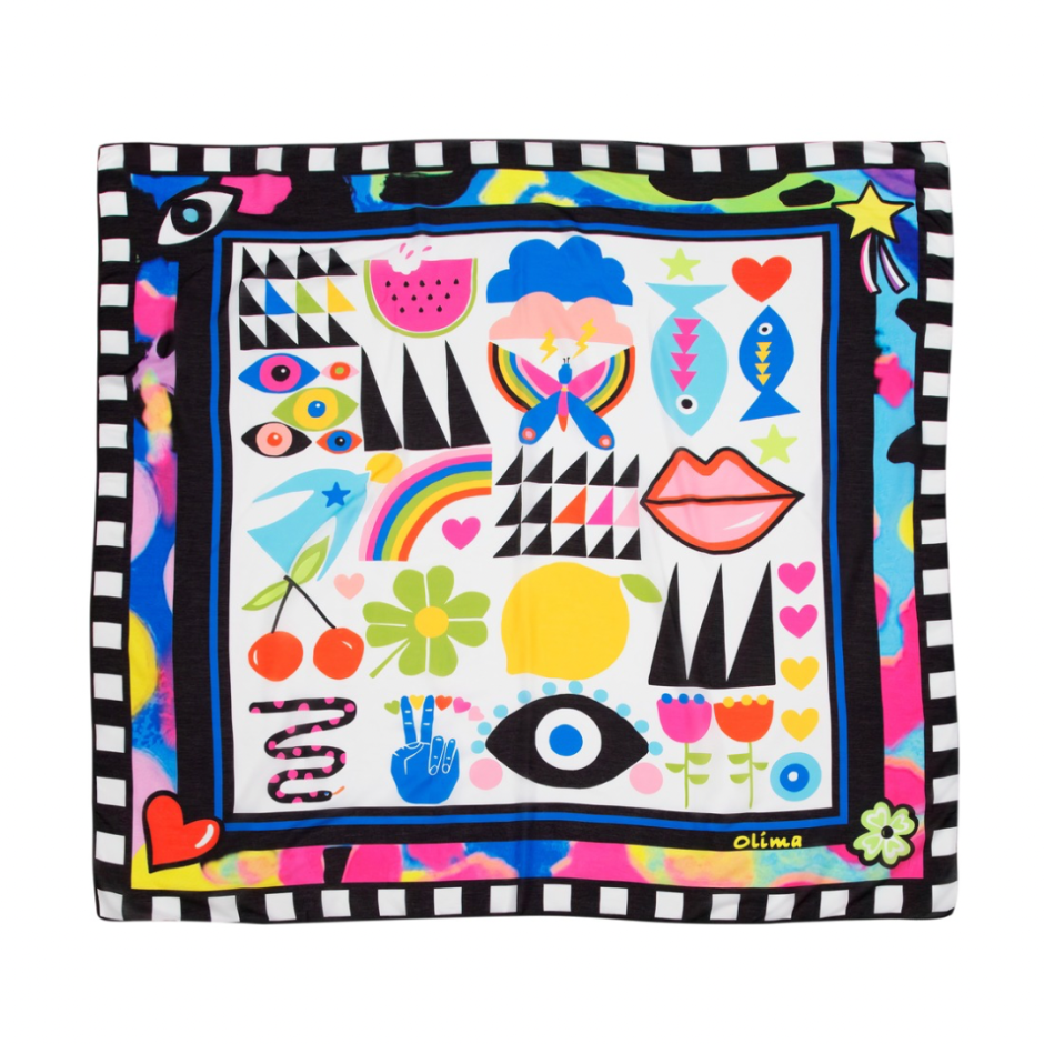 Rena - SS26- 55×55cm Bandana / Fular