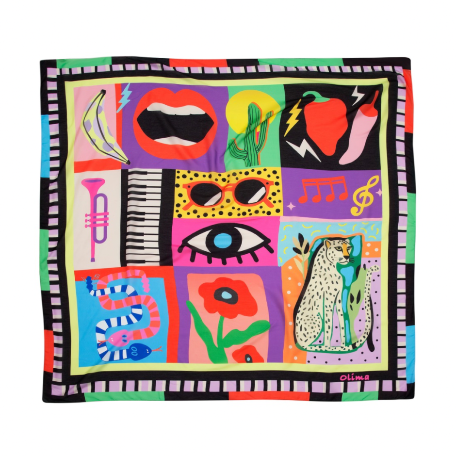 Tina - 55×55cm Bandana / Fular