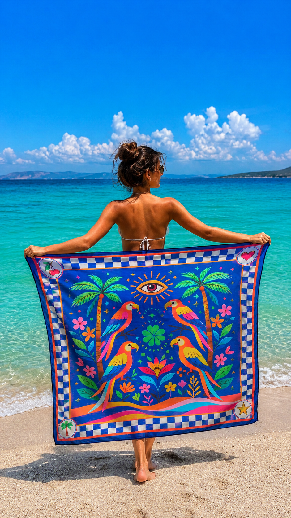Olivia SS26 - 130×130cm Pareo / Şal