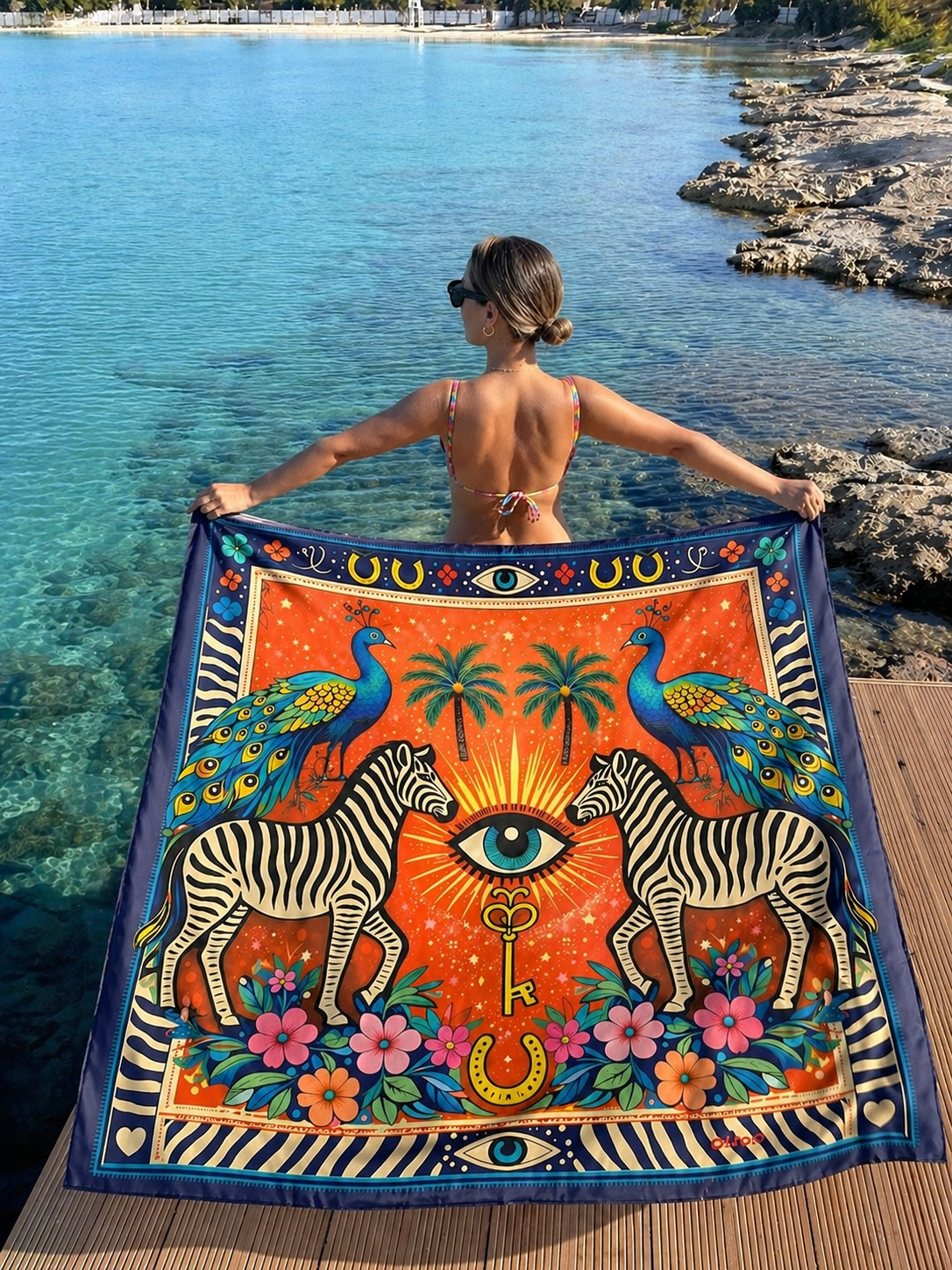 Nina SS26 - 130×130cm Pareo / Şal