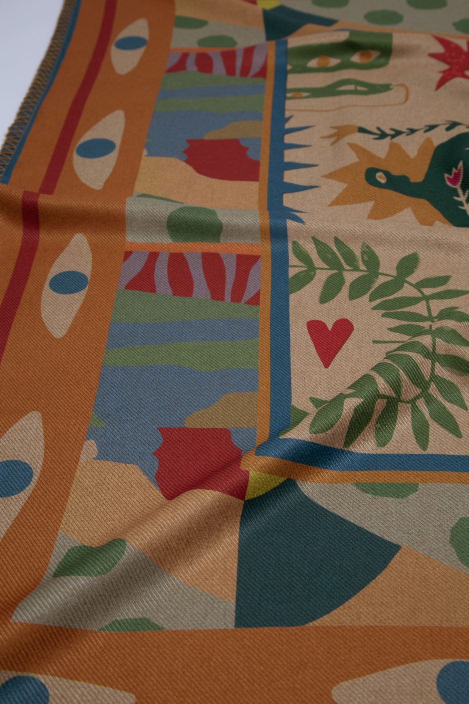 Vera F25W26- 40×40cm Fular - Mendil - Çanta süsü