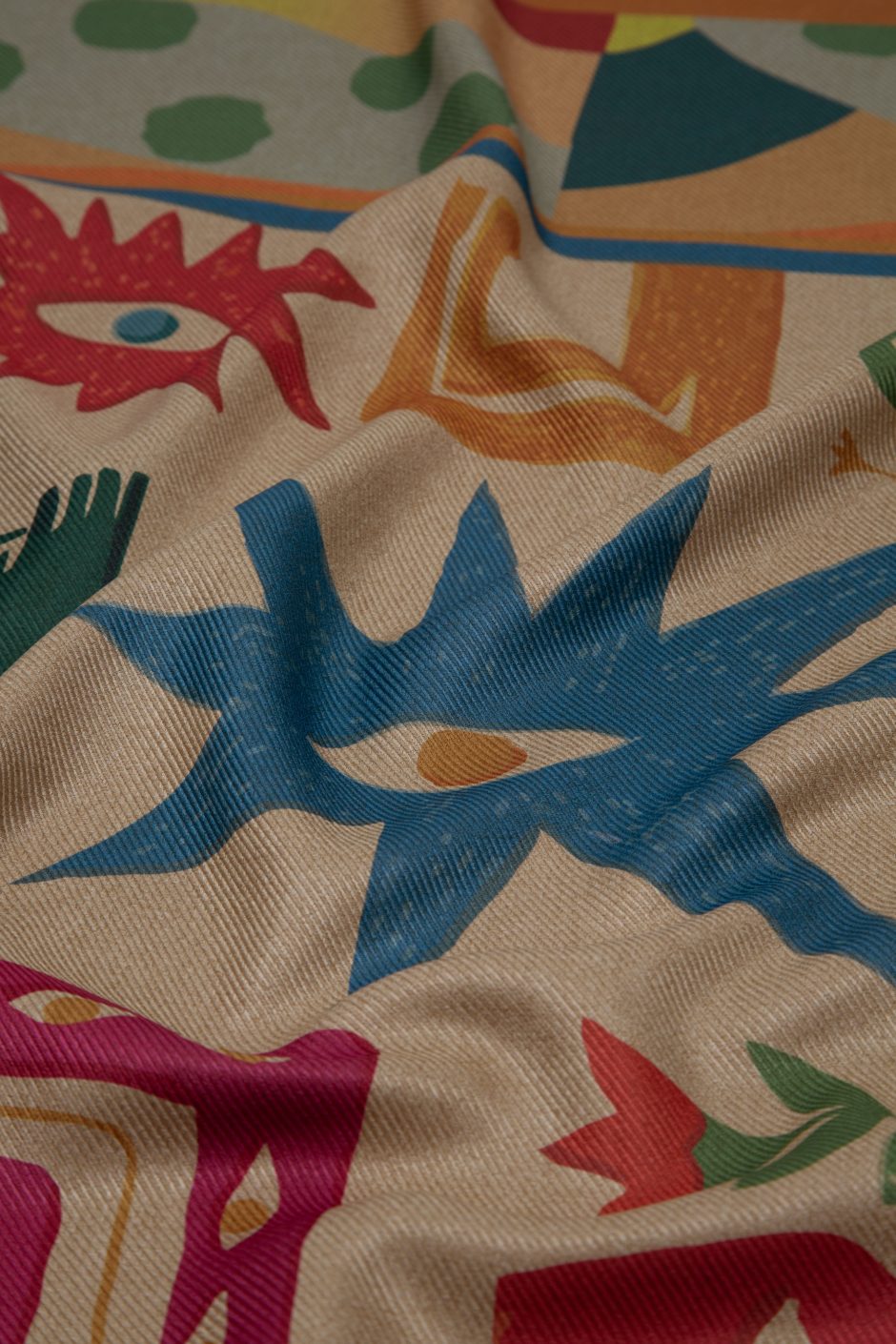 Vera F25W26- 40×40cm Fular - Mendil - Çanta süsü