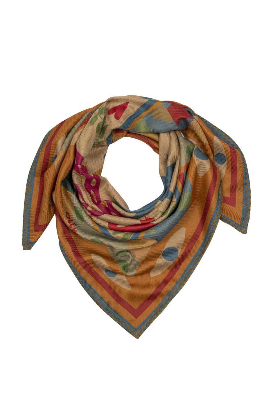 Vera F25W26- 40×40cm Fular - Mendil - Çanta süsü