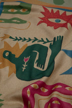 Vera F25W26- 40×40cm Fular - Mendil - Çanta süsü
