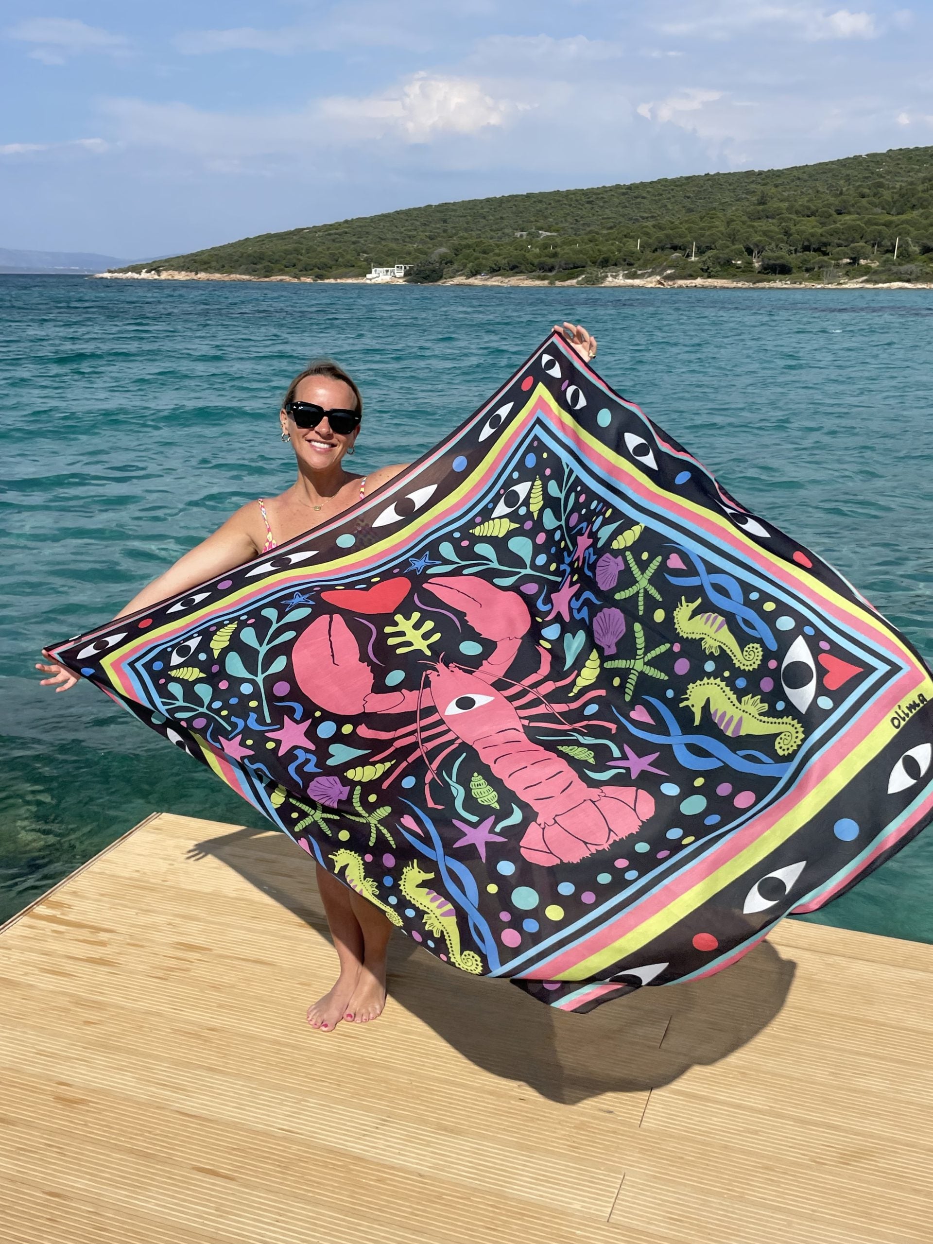 Olivia SS25 - 135×135cm Pareo / Şal