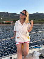 Pink - Gömlek & Şort Takım