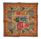 Vera F25W26- 40×40cm Fular - Mendil - Çanta süsü