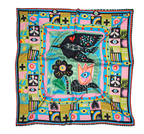Kayra F25W26- 40×40cm Fular - Mendil - Çanta süsü